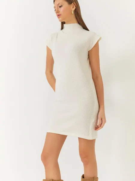 Bianco Lucci Rochie tricotat ecru