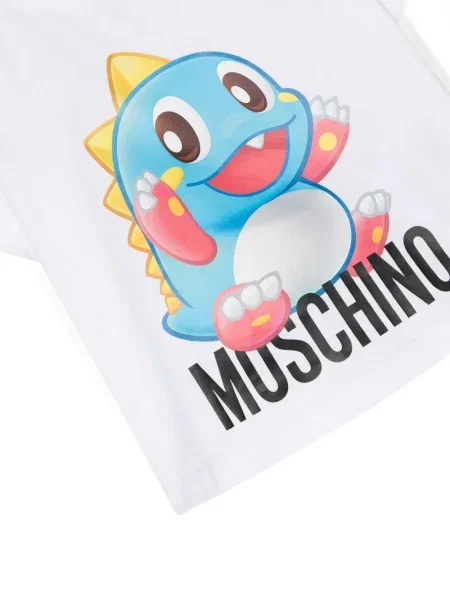 Koszulka dziecięca Moschino biała