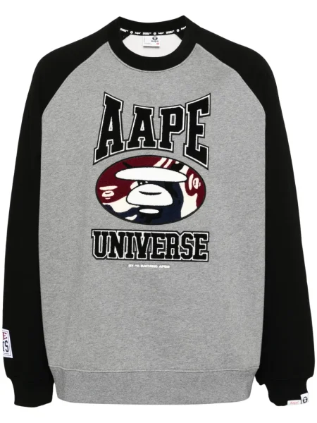 Суитчър Aape By *a Bathing Ape® закърпени сиво