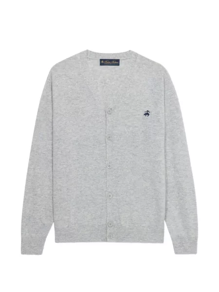 Cardigan Brooks Brothers cu decolteu în V gri