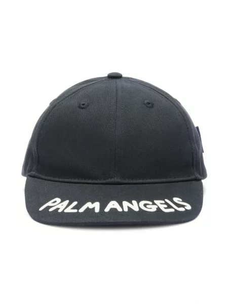Czapka z daszkiem dziecięca Palm Angels czarna