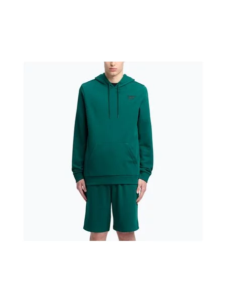 Кофта Reebok Identity Small Logo Hoodie collegiate green зелена