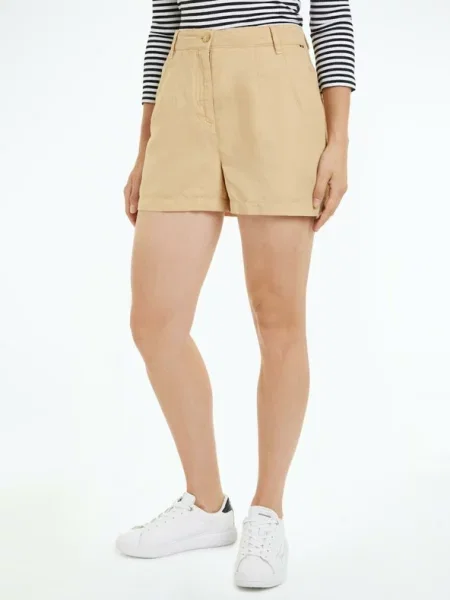 Σορτς υφασμάτινο Tommy Hilfiger μπεζ