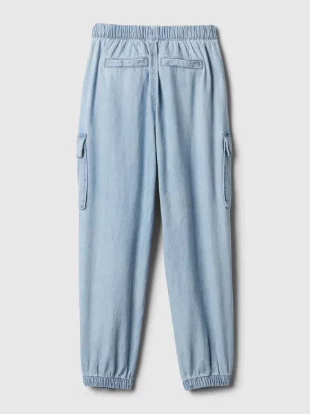 Pantaloni copii Gap gri