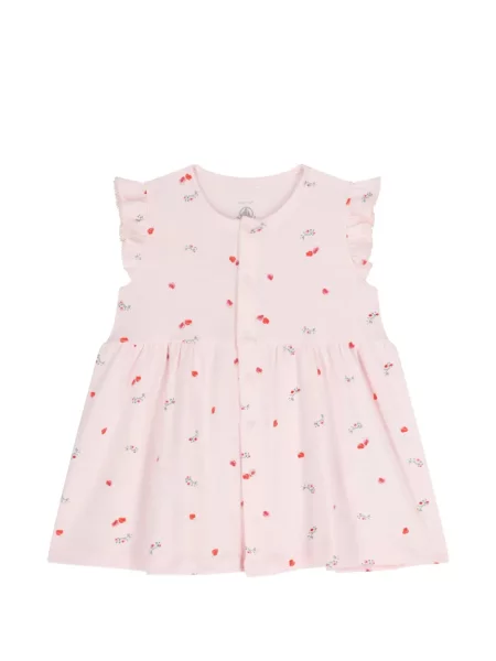 Рокля Petit Bateau розово