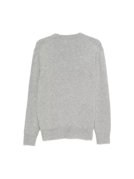 Sweter Lardini z alpaki szary