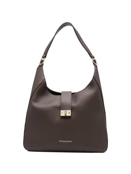 Torba Adrianna Feretti na sprzączkę brązowa