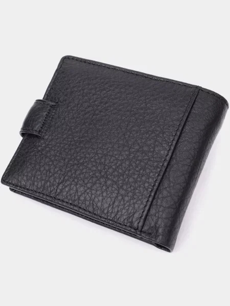 Кожаный кошелек St Leather Accessories черный