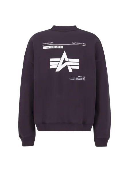Hanorac Alpha Industries cu autograf negru