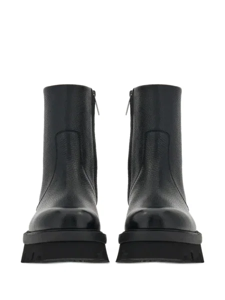 Cizme scurte Ferragamo din piele negru