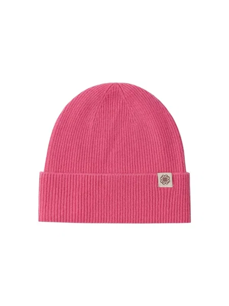 GOBI Cashmere Căciulă Unisex Cashmere Rib Knit Beanie închis roz