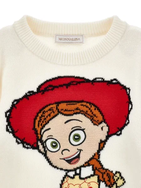 Sweter dziecięcy Monnalisa różowy