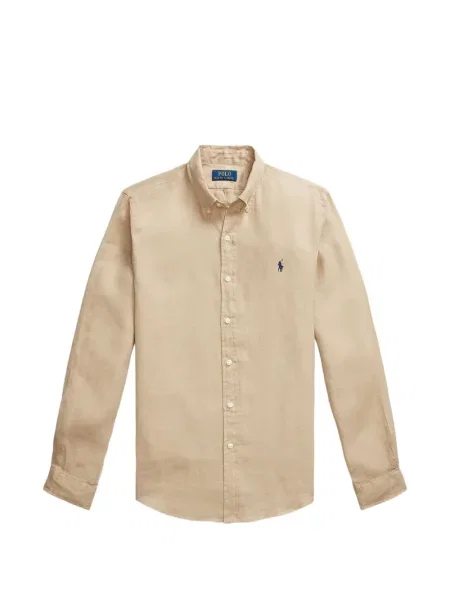 Tricou polo Polo Ralph Lauren cu autograf cu 5 buzunare în carouri gri