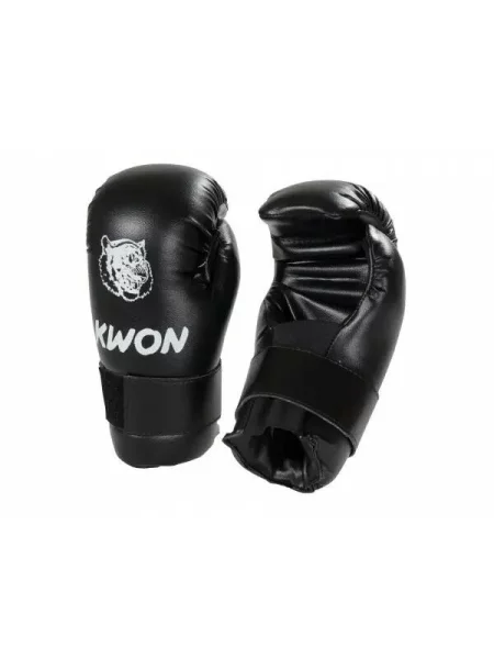 Tajskie rękawice bokserskie dla dzieci Kwon Anatomic Tiger czarne