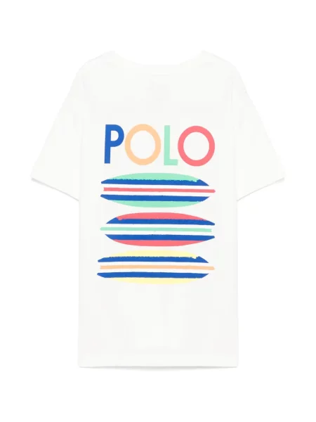 Koszulka polo dziecięca Polo Ralph Lauren biała