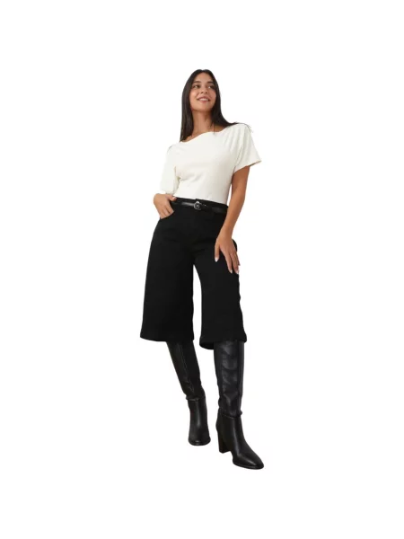 Hlače La Modeuse crna