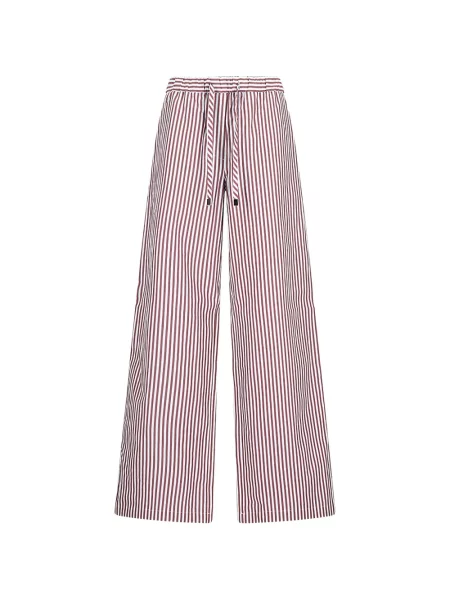 Pantaloni The Attico cu cordon roșu