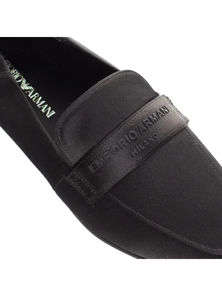 Mokasíny Emporio Armani čierna