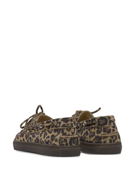 Pantofi loafer Copenhagen cu imagine cu model leopard maro