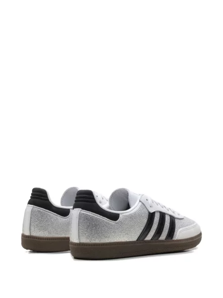 Sneakerși Adidas Samba cu șireturi din dantelă alb