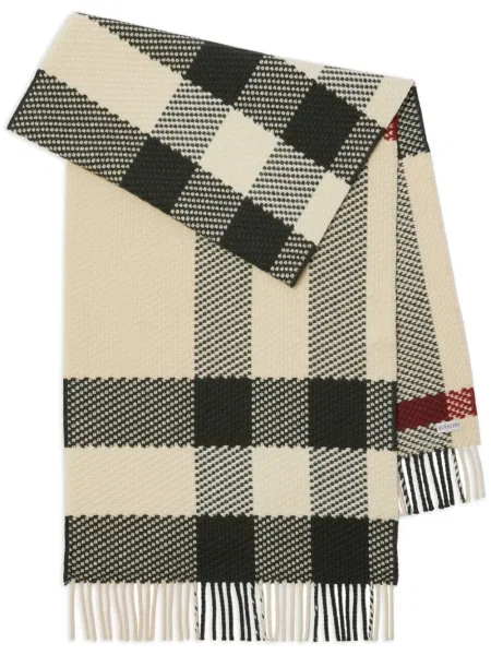 Вълнен кариран шал Burberry