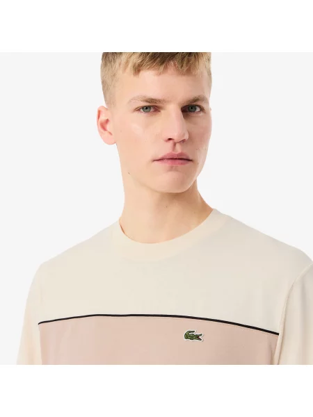Футболка Lacoste бежевая
