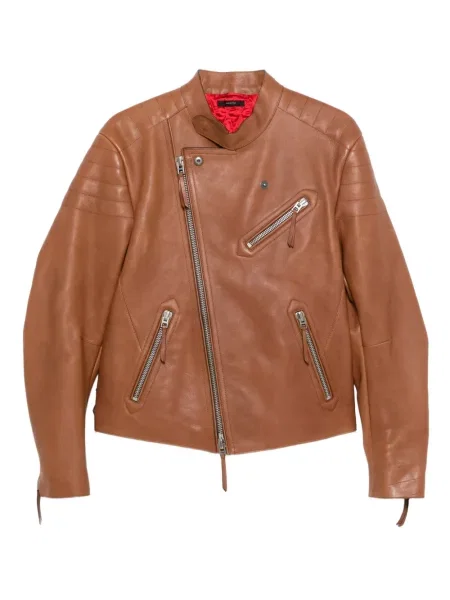 Geanta de piele Tom Ford maro