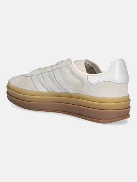 Adidas Originals sneakersy zamszowe Gazelle Bold W białe