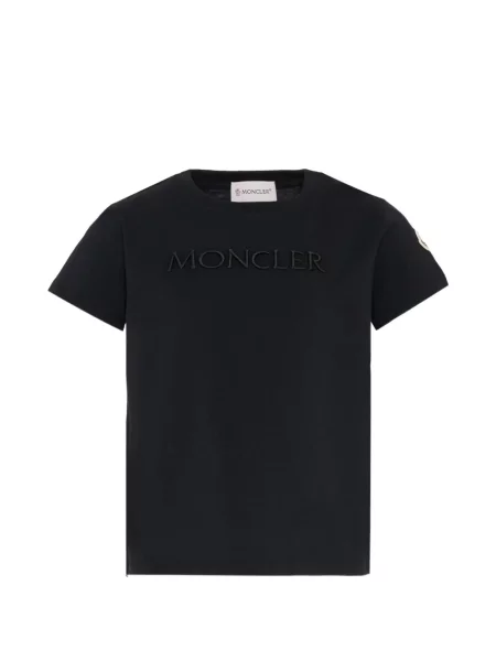 Koszulka dziecięca Moncler Enfant czarna