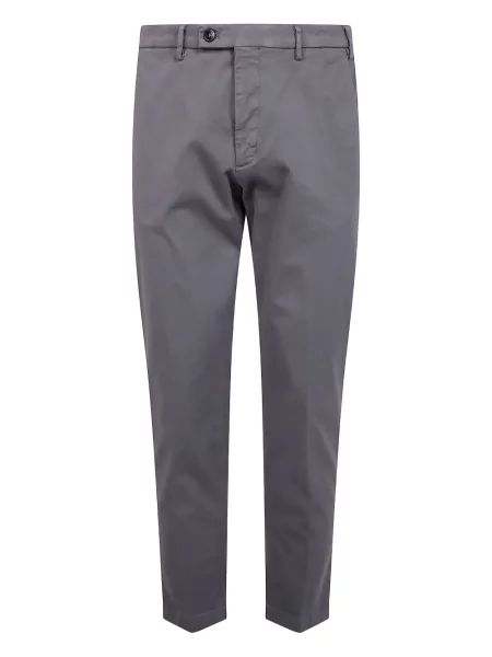 Pantaloni Michael Coal din țesătură twill gri