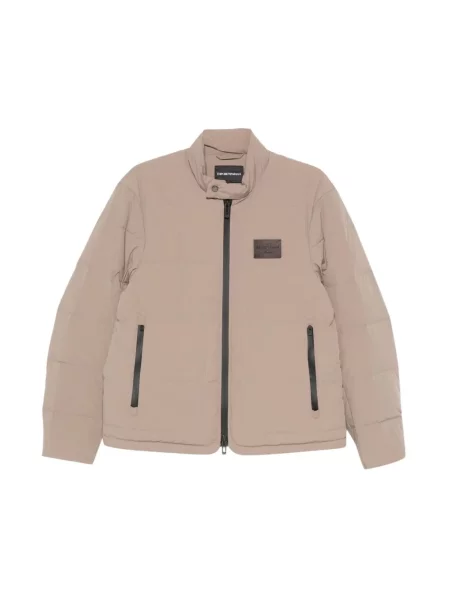 Kurtka puchowa Emporio Armani brązowa