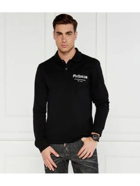 Alexander McQueen Polo negru