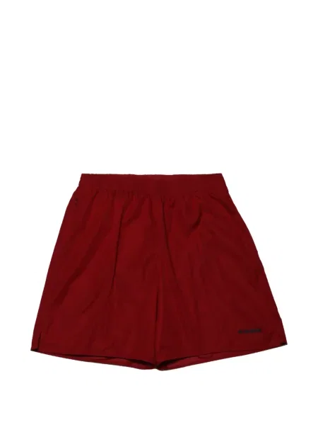 Pantaloni scurți Jil Sander cu autograf roșu