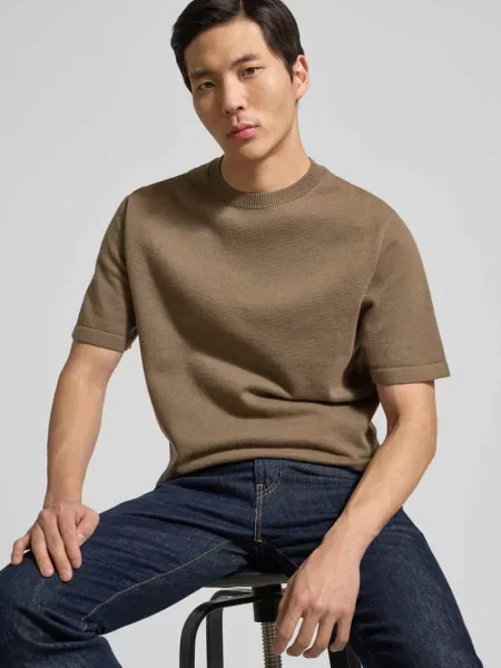 T-shirt z detal z logo model MILANO' Jack & Jones Premium