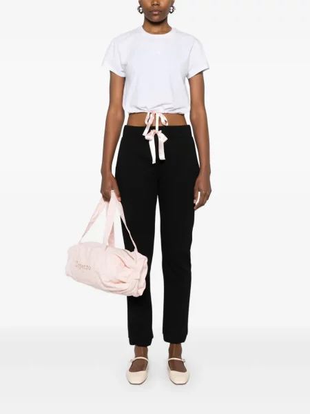 Tricou Repetto din satin alb