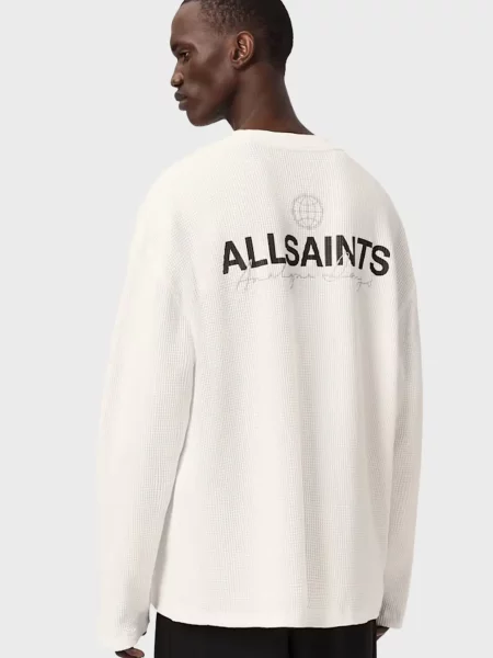 Лонгслів Allsaints білий
