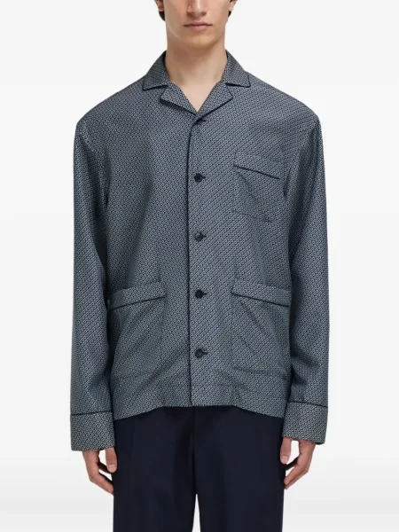 Košile Ferragamo modrá