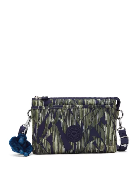 KIPLING Geantă de umăr Riri crem / bleumarin / oliv / pastel verde