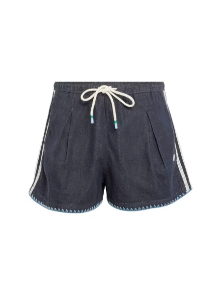 ADIDAS ORIGINALS Pantaloni cu cute Resort albastru închis alb