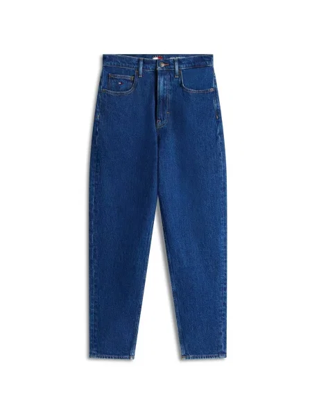 Blugi mom fit Tommy Jeans albastru