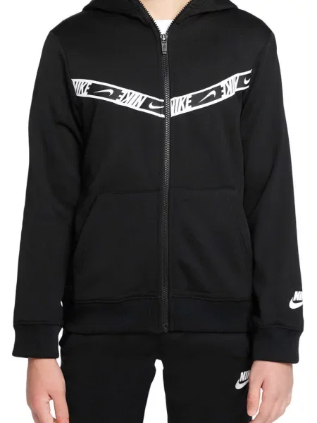 Bluza z kapturem dziecięca Nike czarna