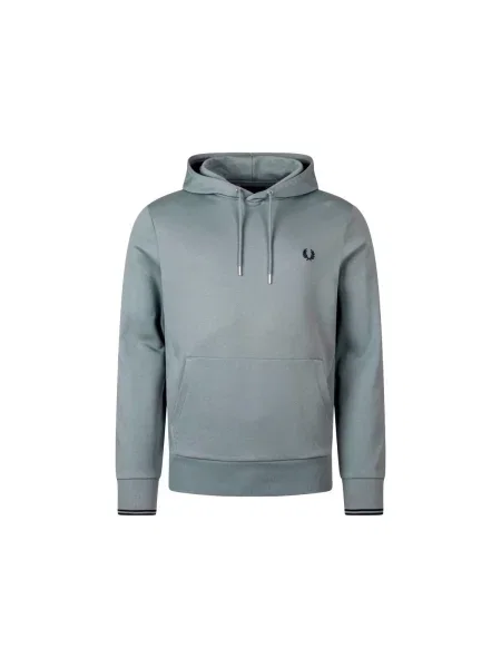 Mikina s kapucňou Fred Perry s kapucňou zelená