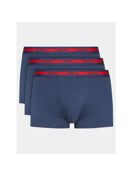 Hugo Bodywear 3 db-os boxeralsó szett Trunk Triplet Planet kék