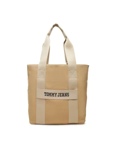 Ρετρό τσάντα Tommy Jeans μπεζ