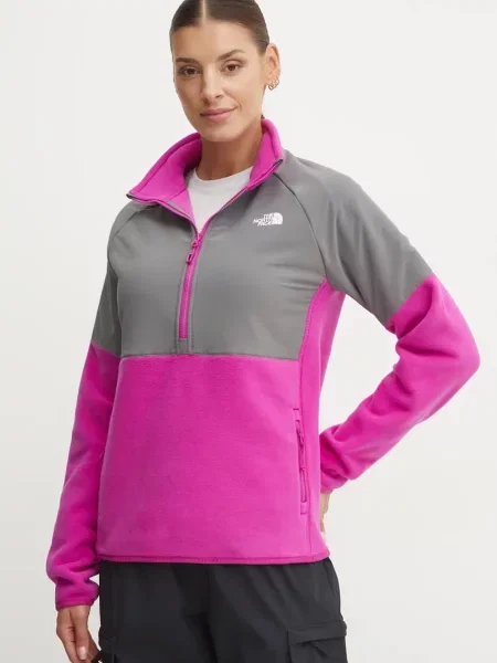 The North Face Αθλητική μπλούζα Glacier Heavyweight μωβ