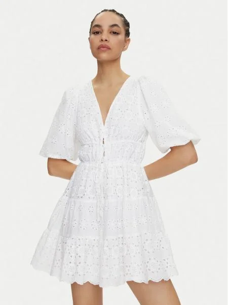 Pepe Jeans Rochie de vară Delia alb