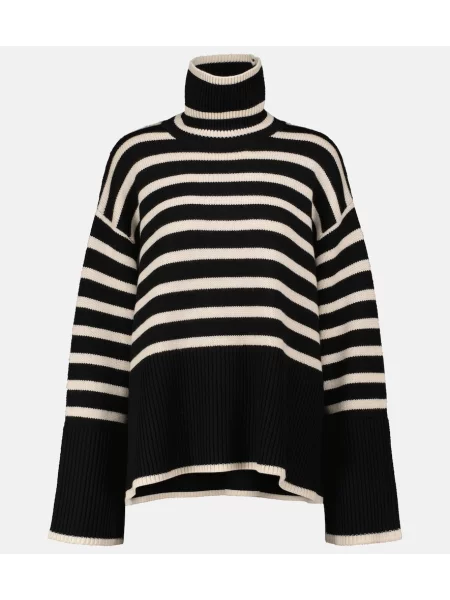 Heláncă Toteme de lână cu dungi negru