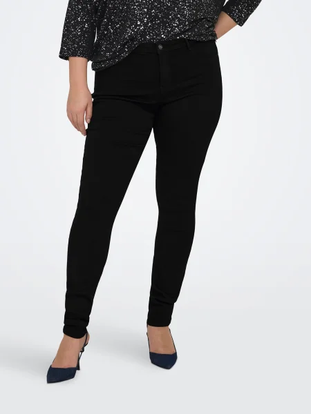 ONLY Carmakoma Jeans CARTHUNDER' negru