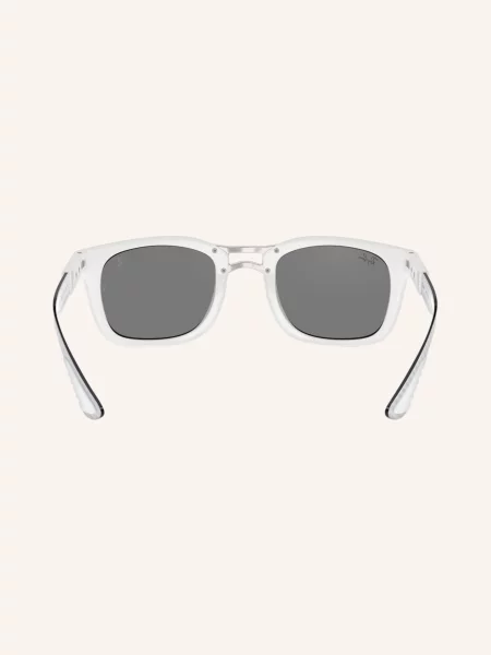 Ray-Ban Sluneční Brýle bílá/ tmavě šedá bílé