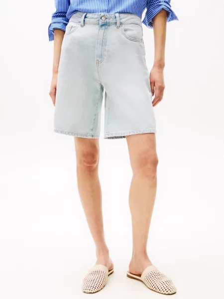 Tommy Hilfiger Džínsové šortky modrá